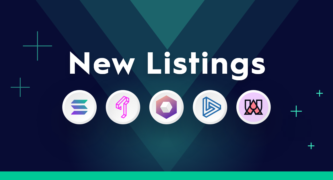 Solana and more exciting projects are available for trading!